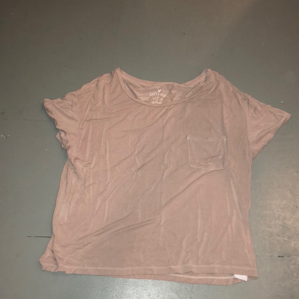Mauve super soft tee